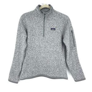 Patagonia Better Sweater Small‎ 1/4 Zip Gray Pullover Small